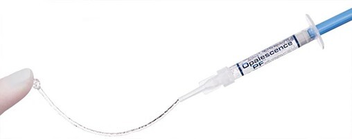 Opalescence whitening’s trademark sticky, viscous gel formula, Opalescence PF, which was released in 1990, stayed on the teeth unlike many whitening competitors at the time, producing more effective whitening results.
