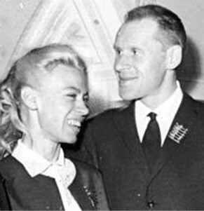 Ludmila and Oleg, with Oleg displaying his classic closed mouth smile to avoid showing his teeth